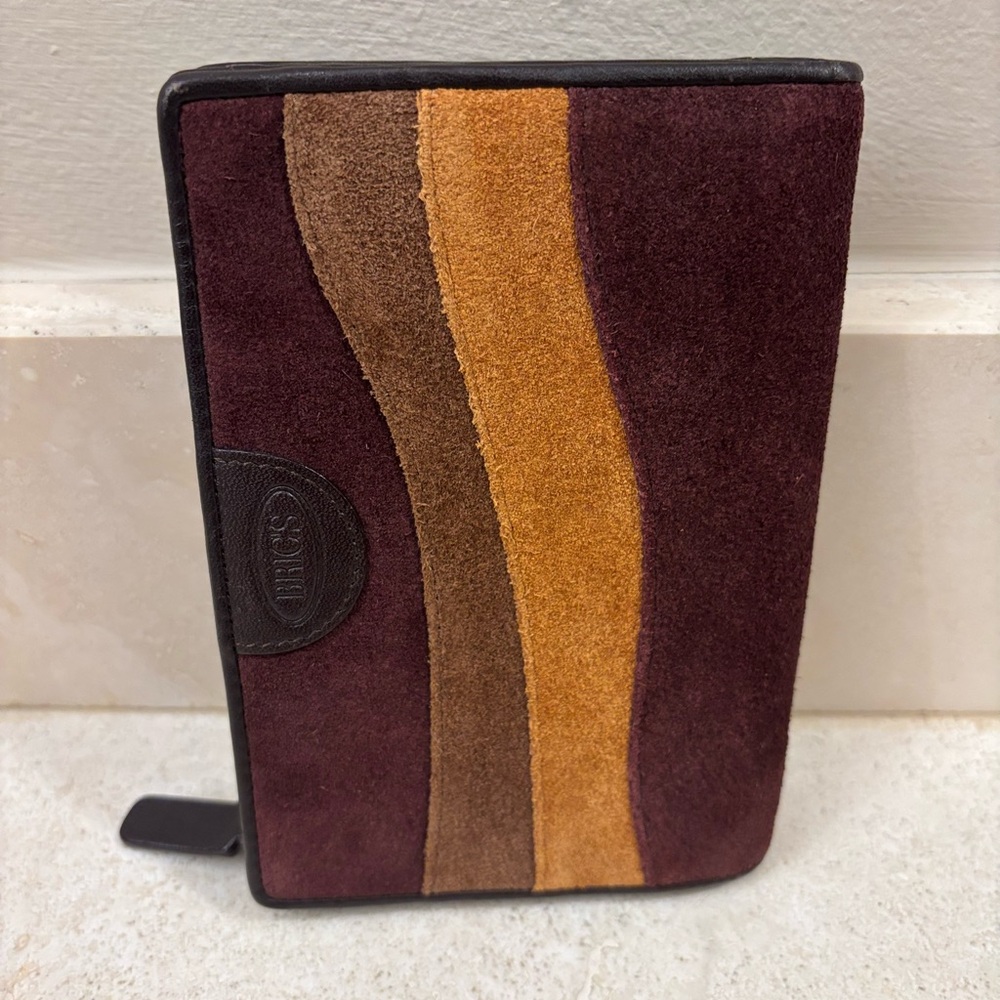 Brics Suede Wallet 6“ x 4“ - Picture 2 of 16